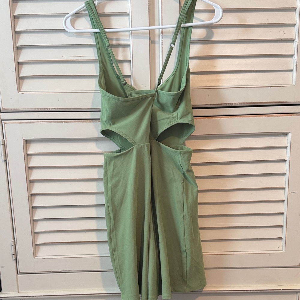 Abercrombie & Fitch Green Mini Dress